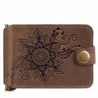 Зажим для купюр Hi Art «Mehendi Classic» MC-01 Shabby Olive