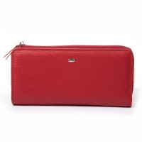 Женский кожаный кошелек Classik  DR. BOND WN-23-21 red