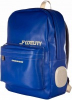 Рюкзак городской с ДИНАМИКАМИ из ткани Fydelity синий на 17л S94881 blue