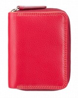 Женский кожаный кошелек Visconti RB53 Hawaii c RFID (Red Multi)