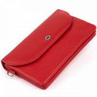 Женский кожаный клатч ST Leather 19321 Красный