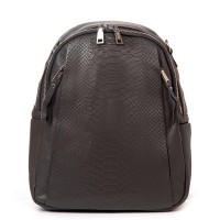 Женская кожаный рюкзак ALEX RAI 8907-9 grey