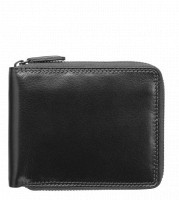 Кожаный мужской кошелек Visconti HT14 Camden c RFID (Black)
