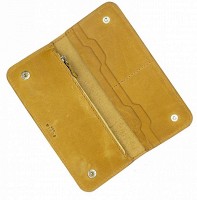 Мужское кожаное портмоне The Wings Mark 2 желтый винтаж TW-MARK-2-YELL-CRZ