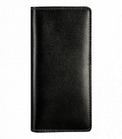 Кожаное портмоне-купюрник BlankNote 11.0 черное Краст BN-PM-11-G