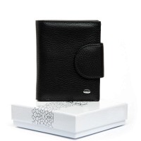 Женский кожаный кошелек Bright DR. BOND WS-36 black