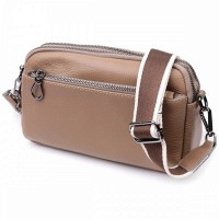 Молодежная женская кожаная сумка через плечо Vintage 22599 