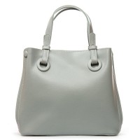 Женская кожаная сумка ALEX RAI 1546 light-grey