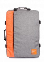 Рюкзак для ручной клади POOLPARTY cabin-grey-orange