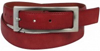 Женский кожаный ремень Vanzetti, Германия, 100072 ,бледно красный, 3,8х109 см