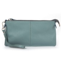 Молодежный клатч из кожи ALEX RAI 8801-3 blue