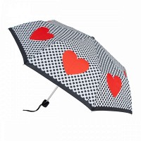 Зонт женский механический Fulton L354-041697 Minilite-2 Love Heart Spot (Сердца)