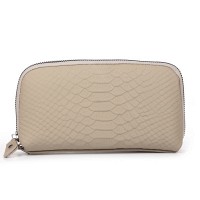 Женская кожаная косметичка Cosmetic 60096 white