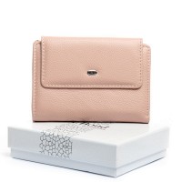 Женский кожаный кошелек Bright DR. BOND WS-31 pink