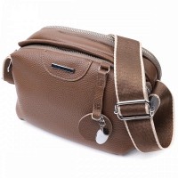 Молодежная женская кожаная сумка через плечо Vintage 22596 