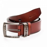 Мужской кожаный ремень DS-30075 light-brown
