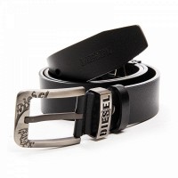Мужской кожаный ремень DS-3723 black