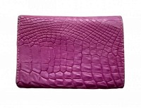 Кошелек из натуральной кожи крокодила  Ekzotic Leather cw106_5