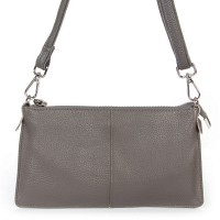 Молодежный клатч из кожи ALEX RAI 8801-2 grey