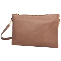 Женская сумка-клатч из кожзама AMELIE GALANTI A991705-camel