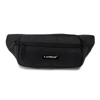Мужская сумка на пояс Lanpad 37012 black