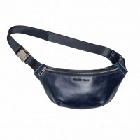 Мужская кожаная сумка бананка, сумка напоясная Grande Pelle 741670