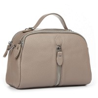 Женский молодежный кожаный клатч ALEX RAI 2906 L-grey