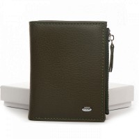 Женский кожаный кошелек Classik  DR. BOND WN-23-10 green
