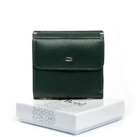 Женский кожаный кошелек Bright DR. BOND WS-33 green