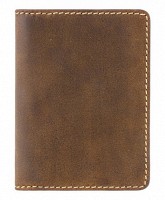 Кожаная визитница с RFID защитой Visconti vsl24 oil tan