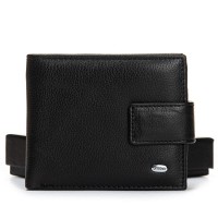 Мужской кожаный кошелек DR. BOND MS-27CK black