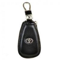 Мужская кожаная ключница F633 Toyota black