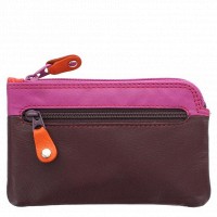 Кожаная ключница Visconti rb69 plum m