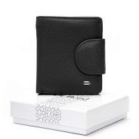 Женский кожаный кошелек Bright DR. BOND WS-415-1 black