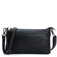 Женский молодежный кожаный клатч ALEX RAI 3092 black