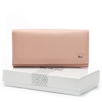 Женский кожаный кошелек Bright DR. BOND W46-2 pink purple