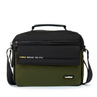 Мужская тканевая сумка через плечо Lanpad 4119 green