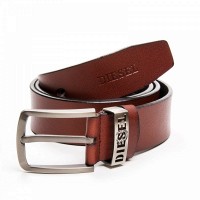 Мужской кожаный ремень DS-3728 light-brown