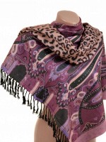 Женский тёплый кашемировый палантин SL 31992-5