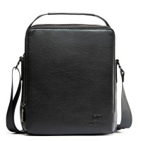 Мужская кожаная сумка через плечо BRETTON 3516-3 black