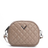 Женский молодежный кожаный клатч ALEX RAI 60065 beige