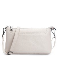 Женский молодежный кожаный клатч ALEX RAI 3092 white