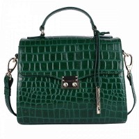 Женская кожаная сумка Ashwood C55 Green (Зеленый)