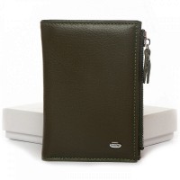 Женский кожаный кошелек Classik  DR. BOND WN-23-8 green