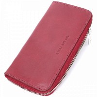 Кожаный женский кошелек ручной работы GRANDE PELLE 16796 