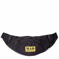 Бананка из ткани MAD LITE LIFE черная
