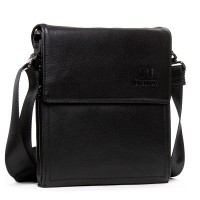 Мужская кожаная сумка через плечо BRETTON BP 1631-4 black