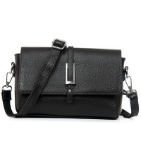 Женская кожаная молодежная сумка ALEX RAI 99121 black