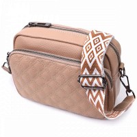 Молодежная женская кожаная сумка через плечо Vintage 22637 