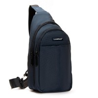 Мужская тканевая сумка-слинг Lanpad 83030 blue